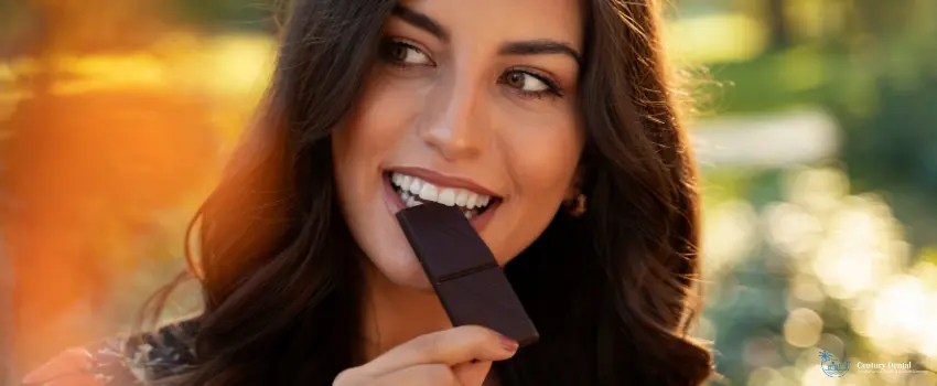 CD-Dark chocolate in moderation is beneficial for oral health